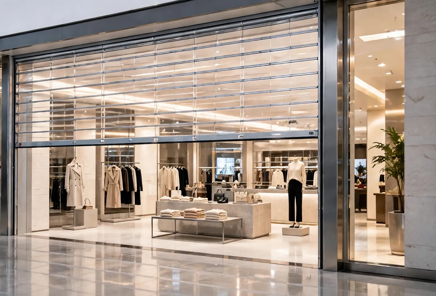 Crystal Rolling Shutter Doors